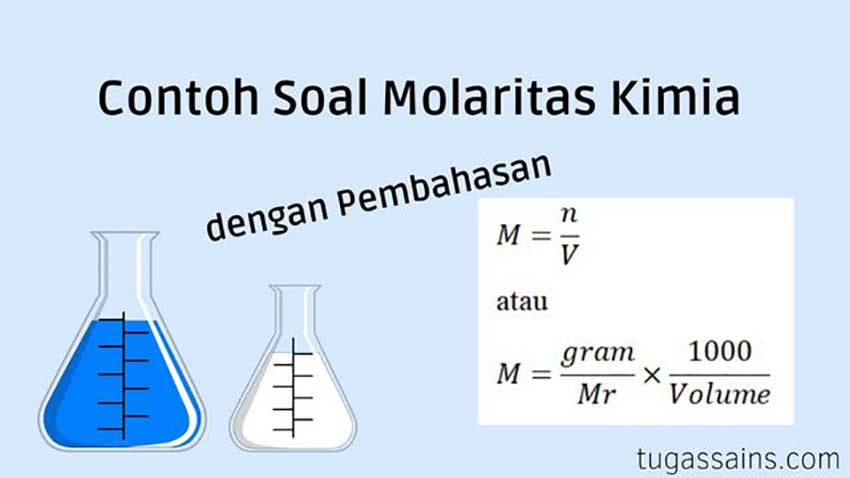 Contoh-Soal-Molaritas-Kimia-dengan-Pembahasan Contoh Soal Molaritas Kimia dengan Pembahasan