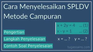 Cara-Menyelesaikan-SPLDV-Metode-Campuran Cara Menyelesaikan SPLDV Metode Campuran