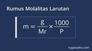 Rumus Molalitas Larutan Rumus Molalitas Larutan