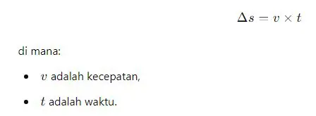 Rumus Perpindahan dalam Fisika: Konsep, Pengertian, dan Aplikasinya 2 gerak lurus dengan kecepatan konstan