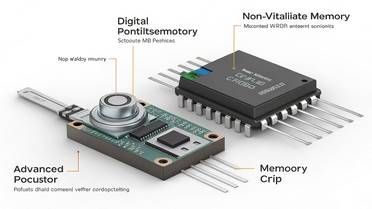 Potensiometer-Digital-dengan-Memori-Non-Volatile Potensiometer Digital dengan Memori Non-Volatile