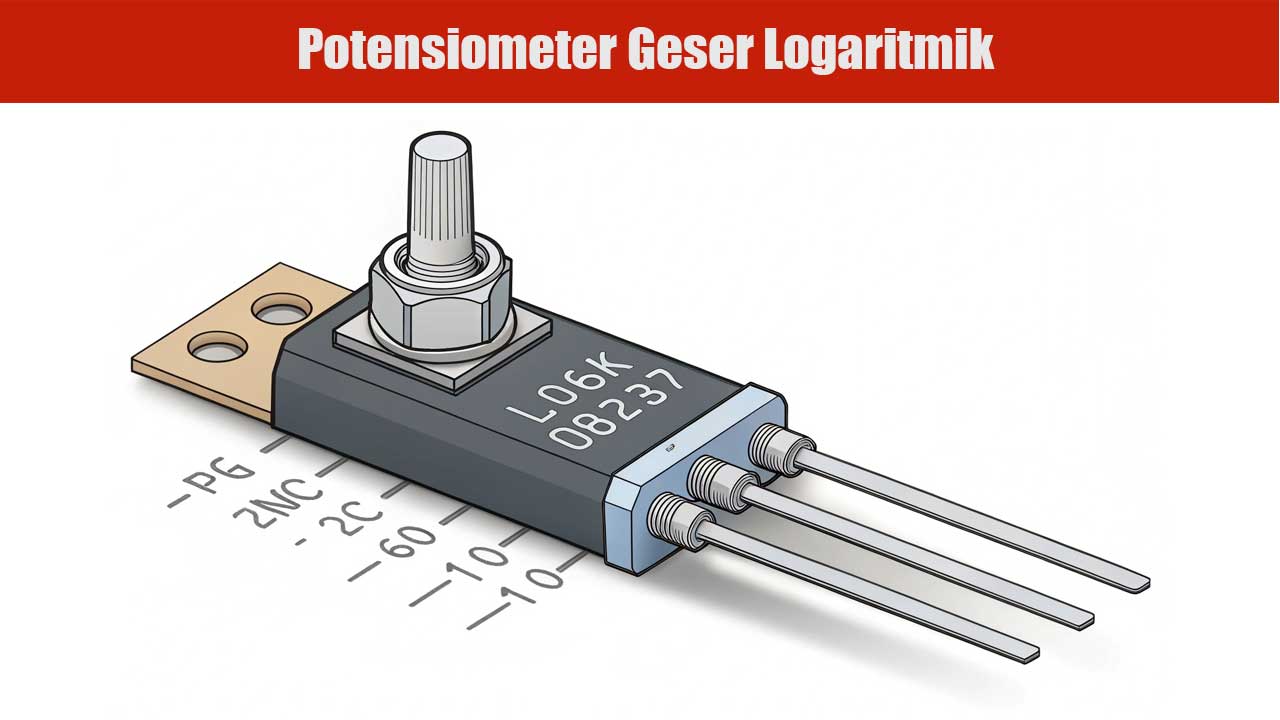 Potensiometer Geser Logaritmik
