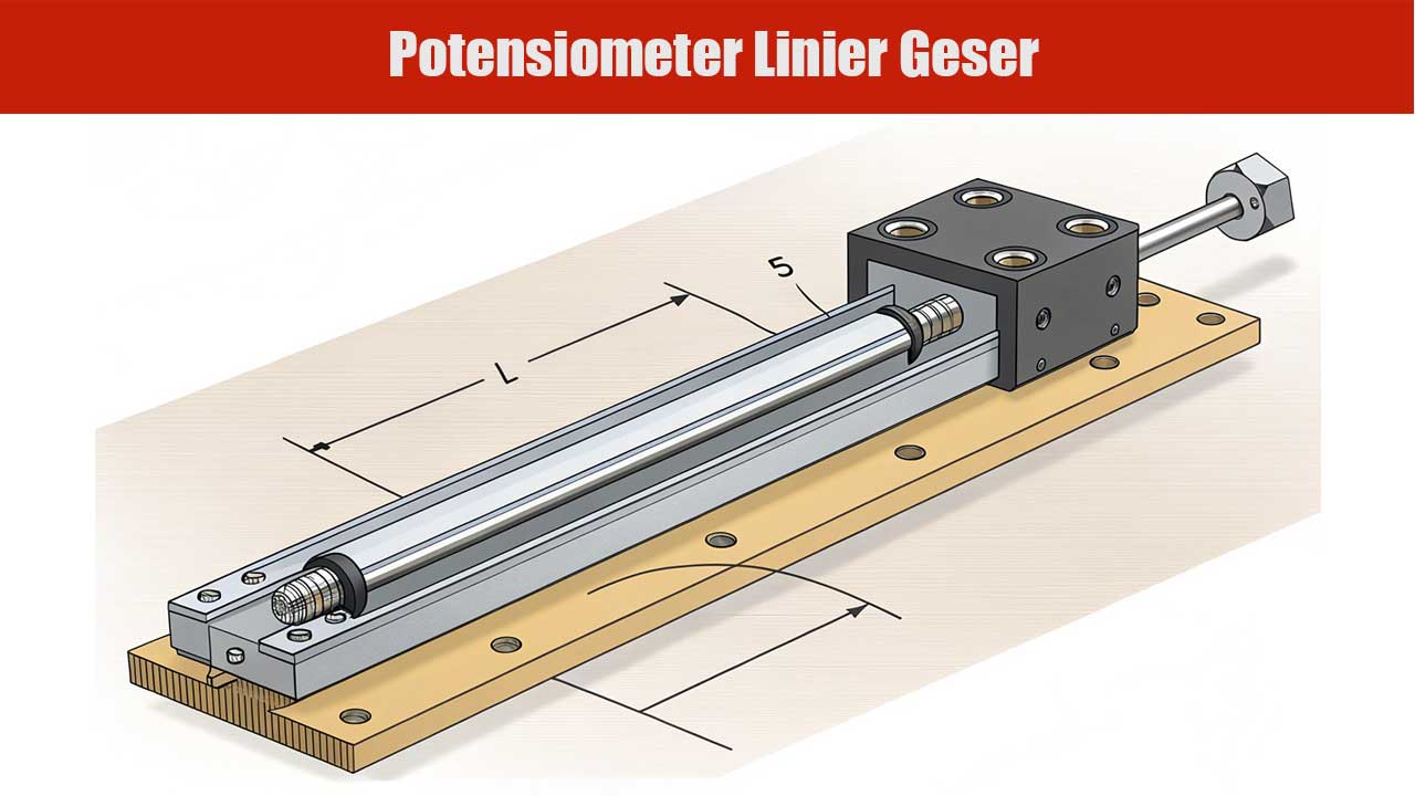 Potensiometer-Linier-Geser Potensiometer Linier Geser