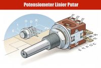 Potensiometer-Linier-Putar Potensiometer Linier Putar