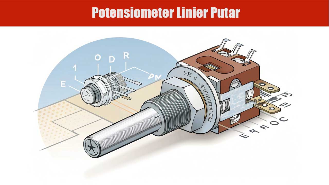 Potensiometer-Linier-Putar Potensiometer Linier Putar