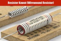 ilustrasi Resistor Kawat (Wirewound Resistor)