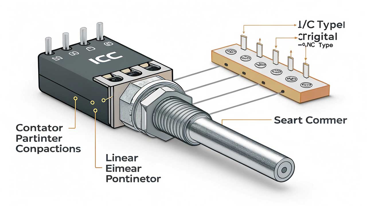Potensiometer Linier Digital Jenis I²C