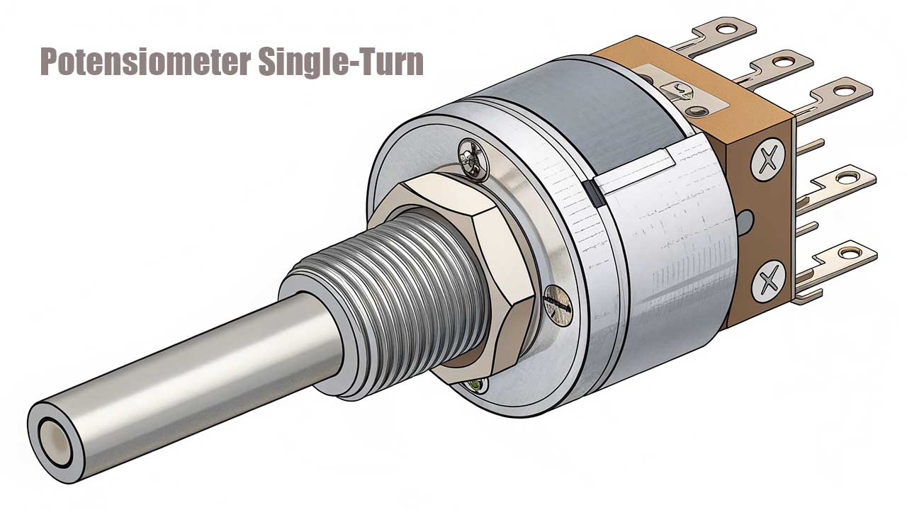 Potensiometer-Single-Turn Potensiometer Single-Turn