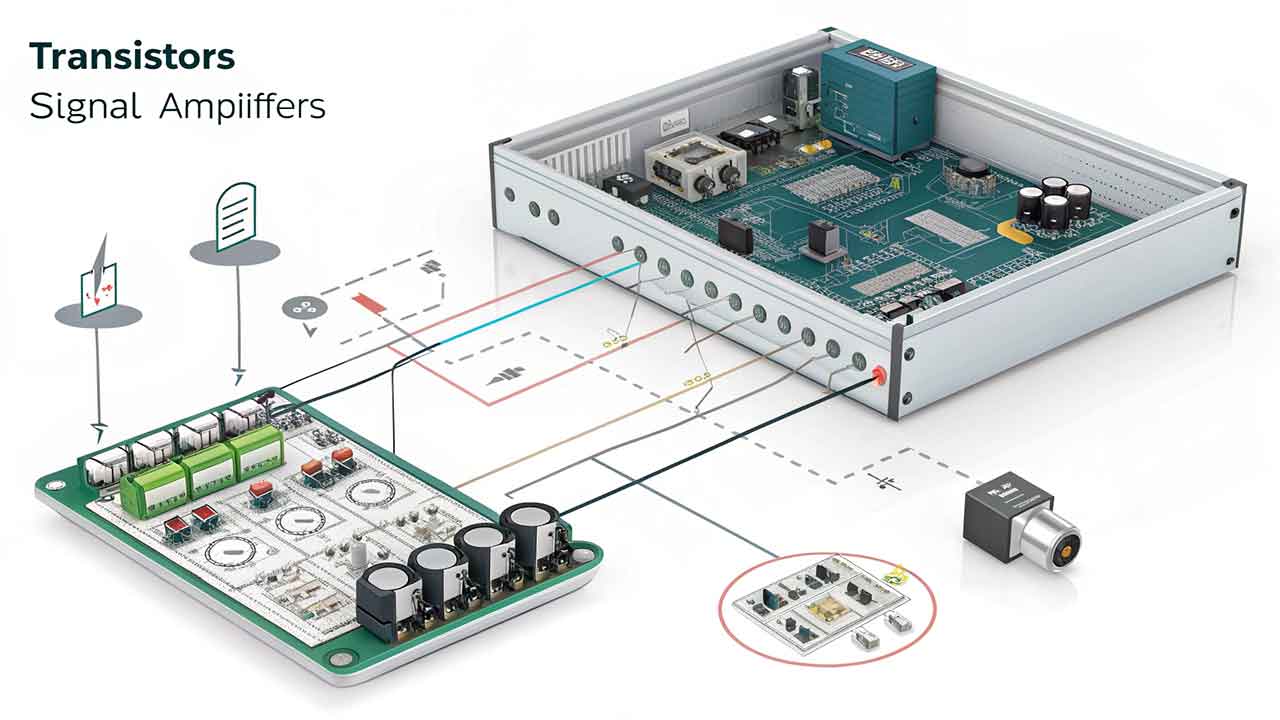 Aplikasi-Transistor-untuk-Penguat-Sinyal Aplikasi Transistor untuk Penguat Sinyal