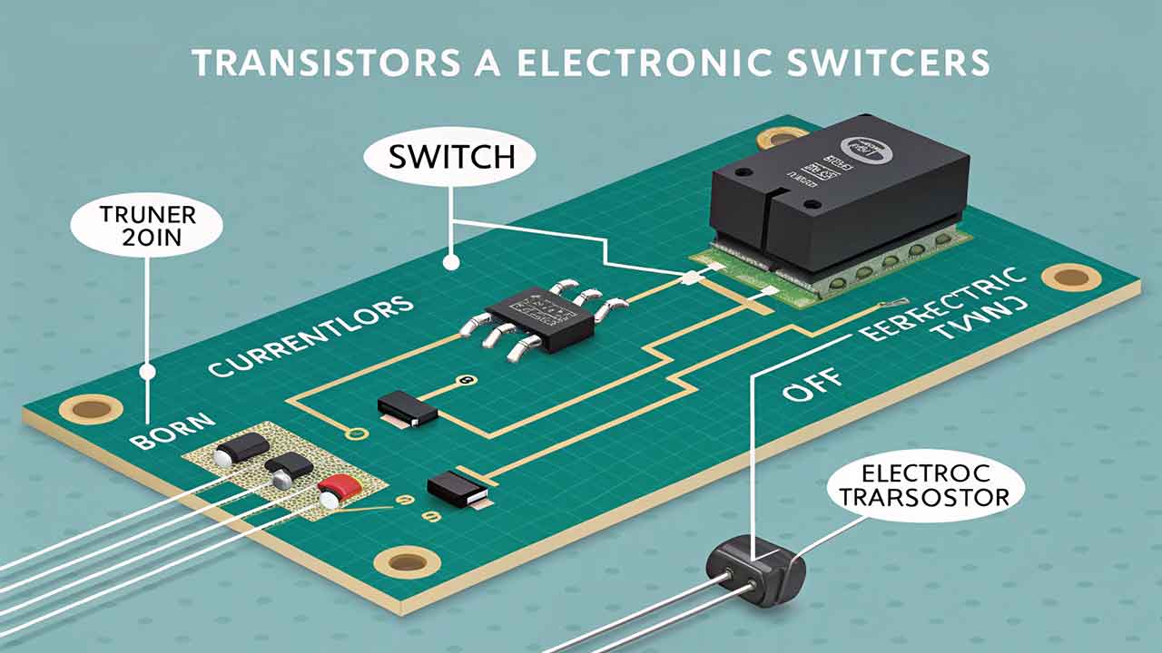Pemanfaatan-Transistor-sebagai-Saklar-Elektronik Pemanfaatan Transistor sebagai Saklar Elektronik