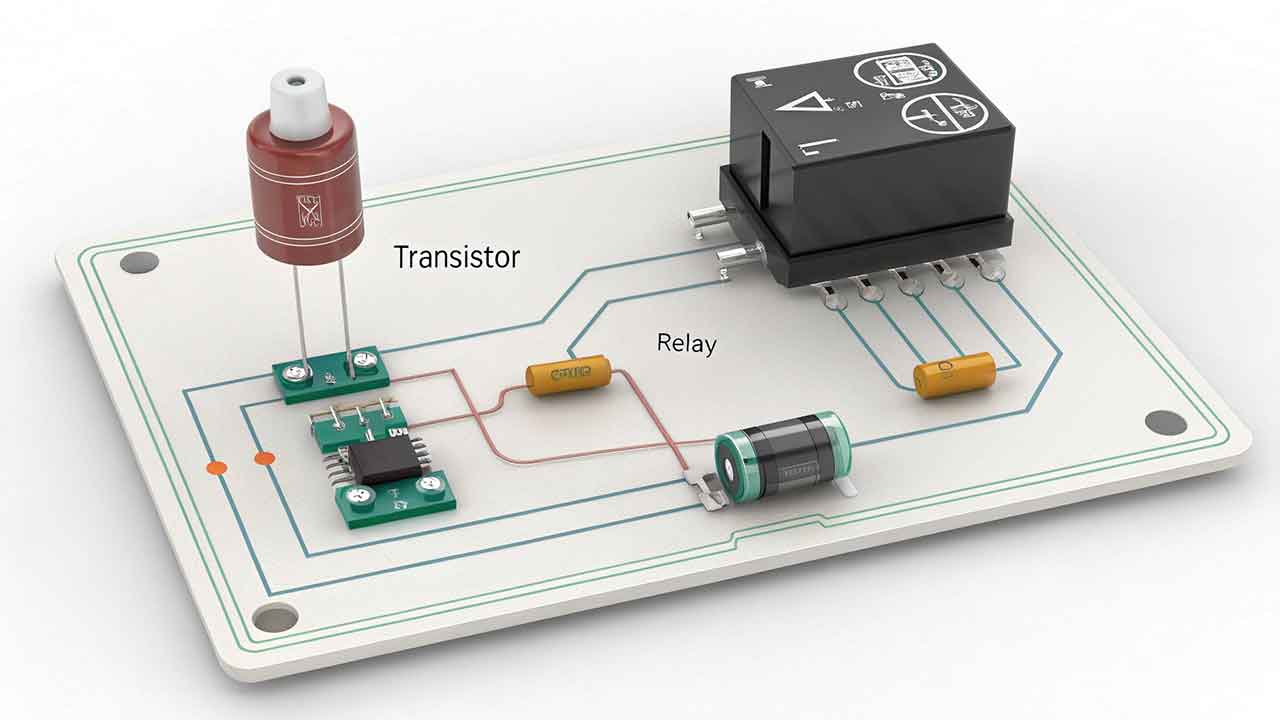 Penerapan Transistor untuk Mengaktifkan Relay