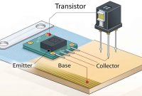 transistor gambar ilustrasi Transistor