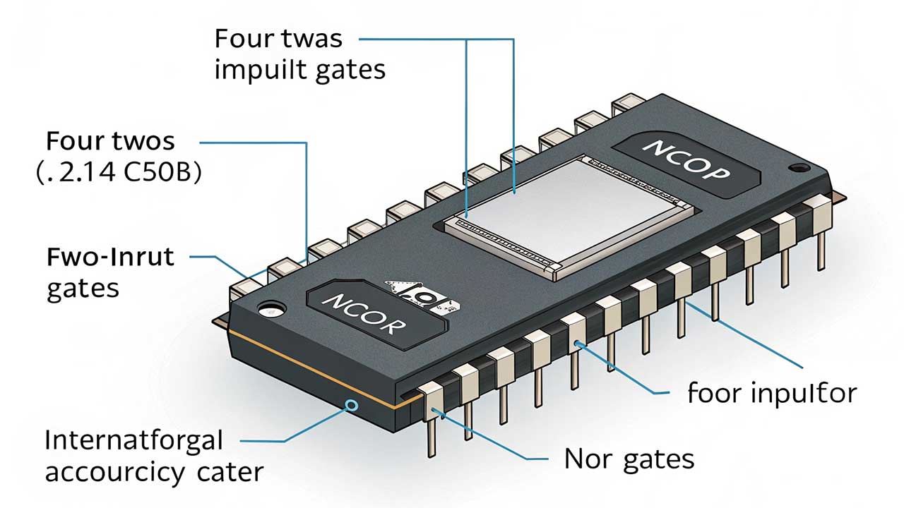 ic-4001-cmos-dengan-empat-gerbang-nor-dua-input IC 4001 CMOS dengan Empat Gerbang NOR Dua Input