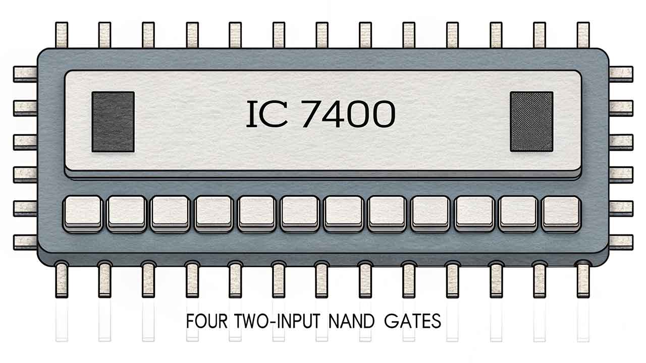 IC 7400: Komponen Logika Digital dengan Empat Gerbang NAND Dua Input
