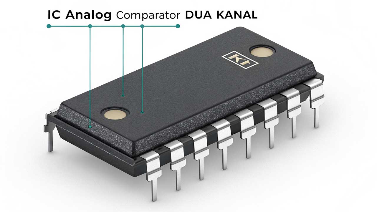 IC Analog Comparator Dua Kanal
