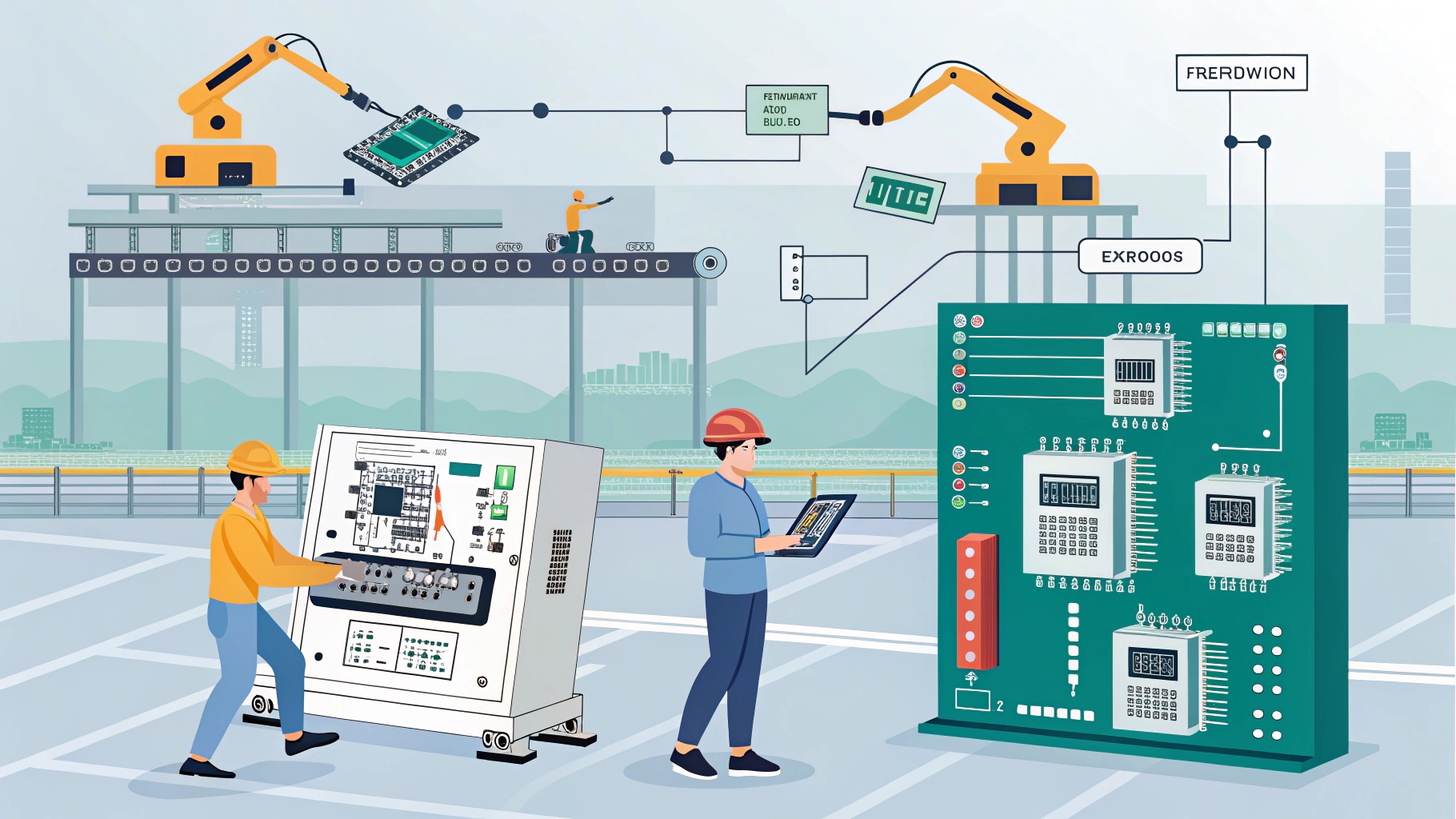 Penerapan IC Digital Logika Dasar dalam Sistem Otomasi dan Kontrol Industri Modern
